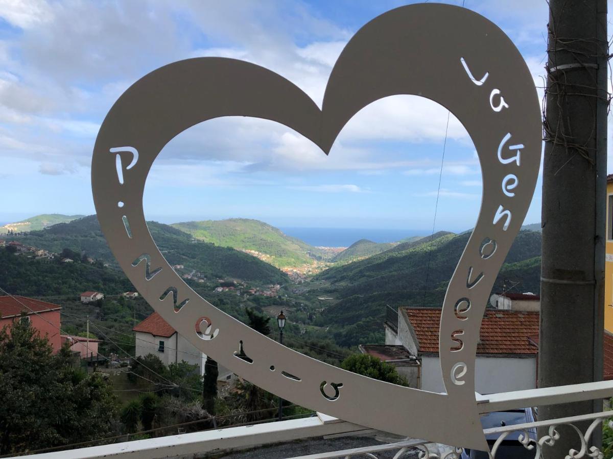 Casa Indipendente Su Due Livelli In Liguria-Vista Mare 6-7 Posti Apartment Magliolo Luaran gambar