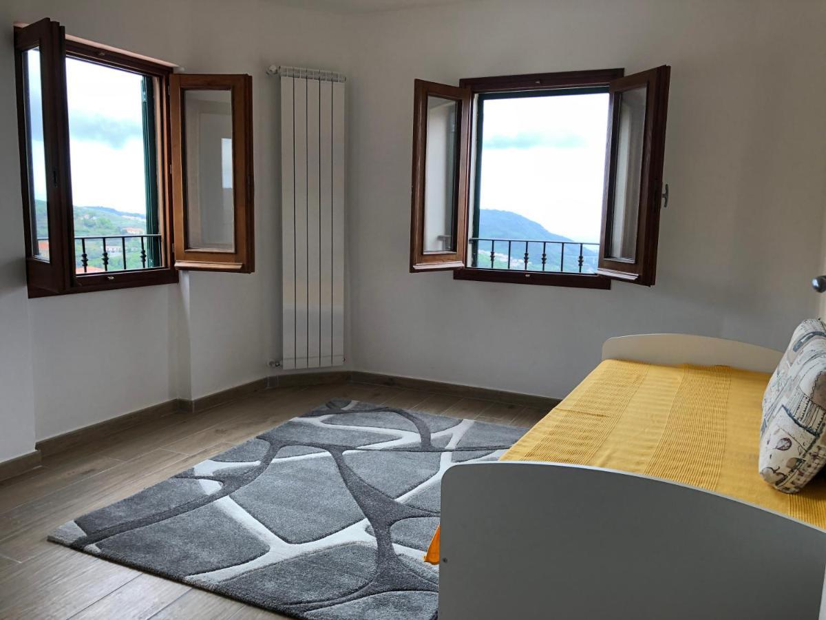 Casa Indipendente Su Due Livelli In Liguria-Vista Mare 6-7 Posti Apartment Magliolo Luaran gambar